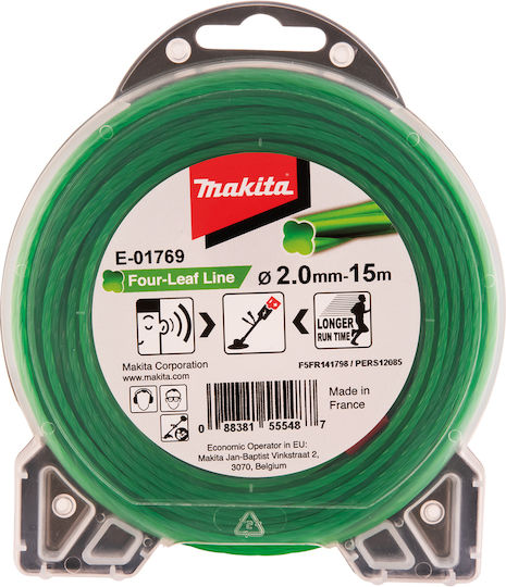Makita Round Brush Cutter Trimmer Line 2mm 15m E-01769
