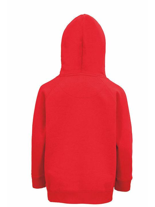 Kids' Sweatshirt, Organic "Just Drew it, Jordan", Red