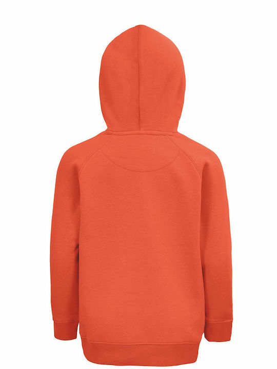 Kids' Sweatshirt, Organic "Stay Punk", Sweet Orange