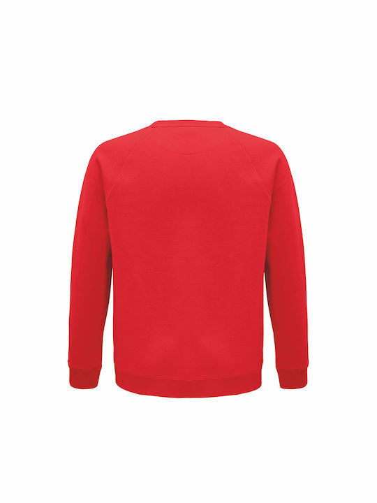 Sweatshirt Unisex, Organic "For The Festivals", Red