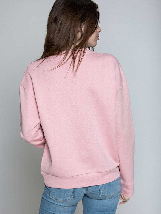 Iceberg Logo Sweatshirt Rosa