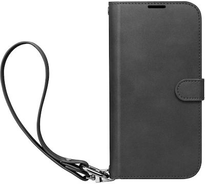 Spigen Brieftasche Synthetisches Leder / Kunststoff Schwarz (iPhone 15 Pro Max)