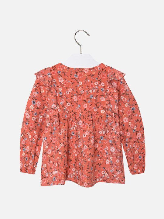 Mayoral Kids Blouse Long Sleeve Orange