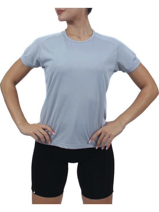 Γυναικεία Αθλητική Μπλούζα Κοντομάνικη Dri-Fit Γκρι