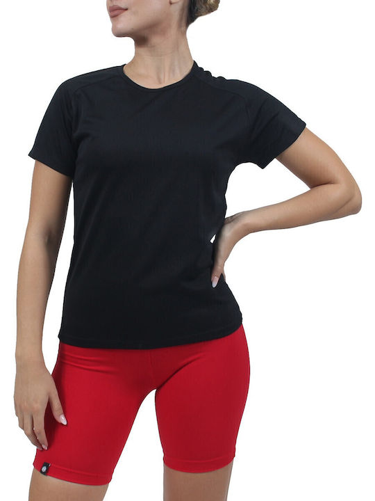Γυναικεία Αθλητική Μπλούζα Κοντομάνικη Dri-Fit Μαύρο