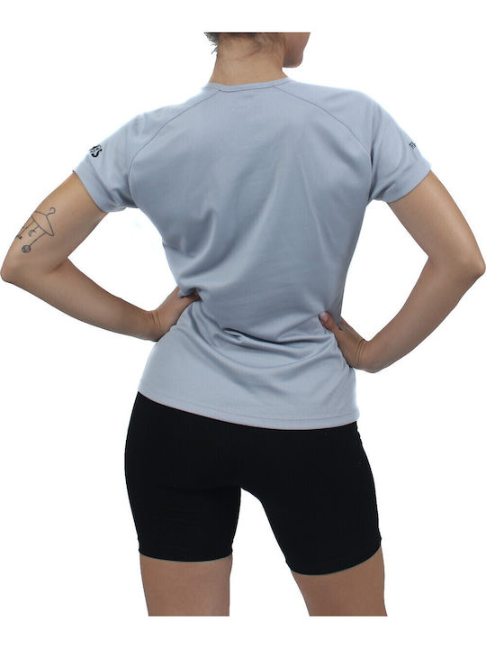 Γυναικεία Αθλητική Μπλούζα Κοντομάνικη Dri-Fit Γκρι