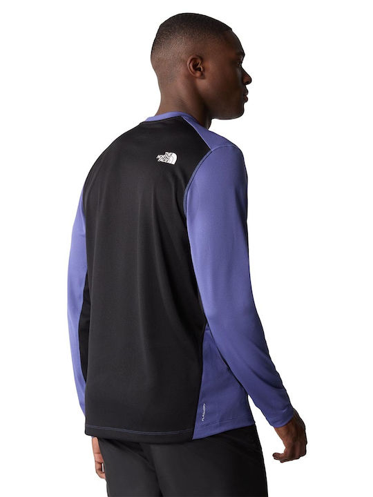 The North Face Men's Athletic Long Sleeve Blouse Purple