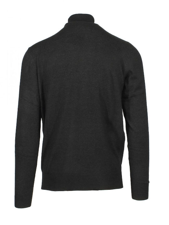 Explorer Men's Long Sleeve Sweater Turtleneck BLACK