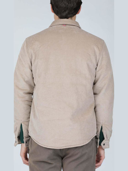 MC2 Chalet Κοτλέ Overshirt Beige