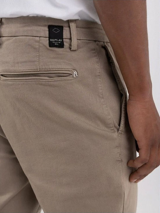 Hyperflex Ανδρικό Παντελόνι Τζιν με Regular Εφαρμογή Καφέ