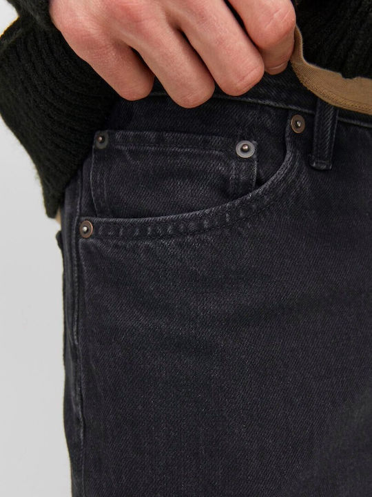 Ανδρικό Παντελόνι Τζιν με Loose Baggy Εφαρμογή Black