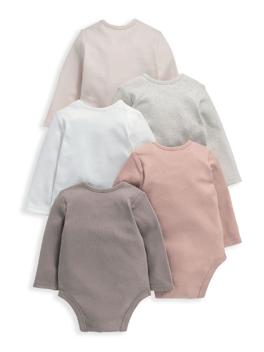 Mamas & Papas Set Baby Bodysuits Pink