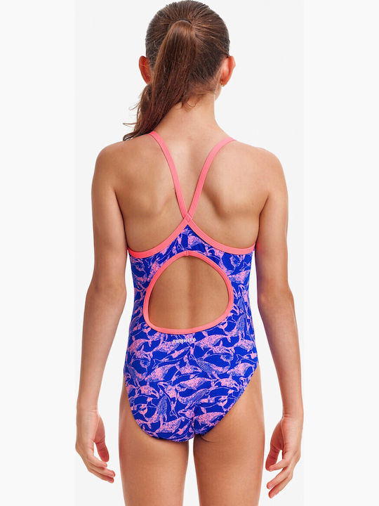 Funkita Minky Pinky Детски Бански Една част Син