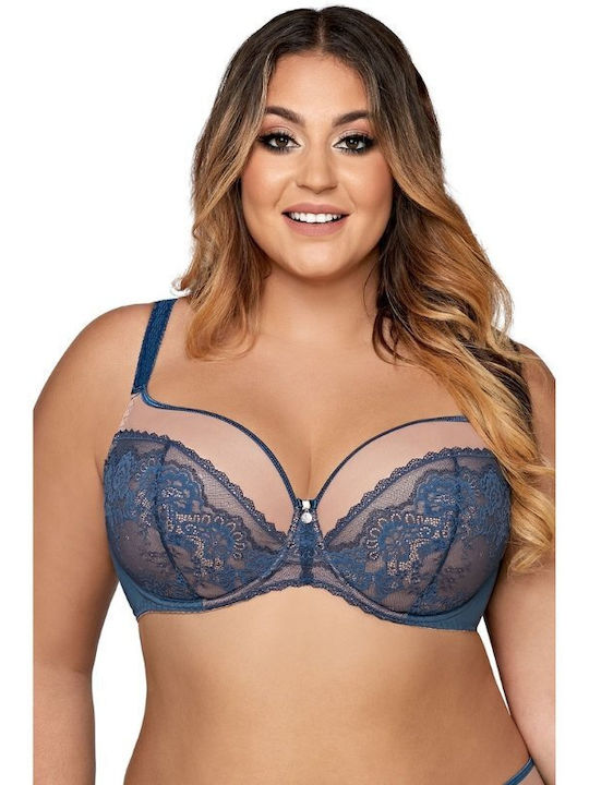 AVA 1396 Minimizer Minimizer Bra without Padding Underwire ΜΠΕΖ