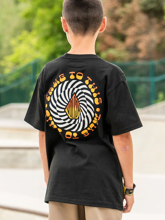 Παιδικό T-shirt Μαύρο Motorin