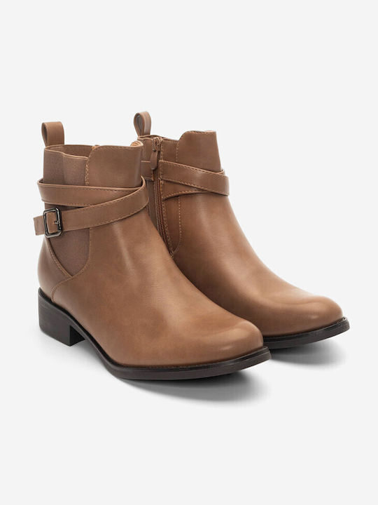 Luigi Wildleder Damen Chelsea Stiefeletten Braun