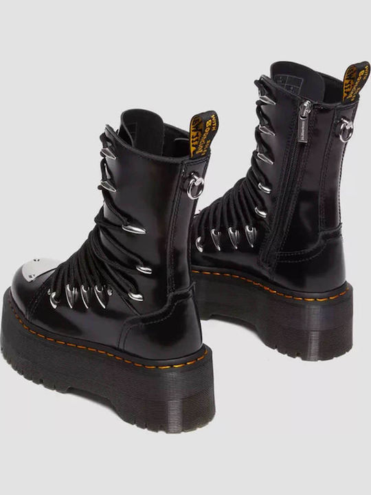 Jadon Hi LTT Max Buttero Leder Stiefeletten Damen Schwarz