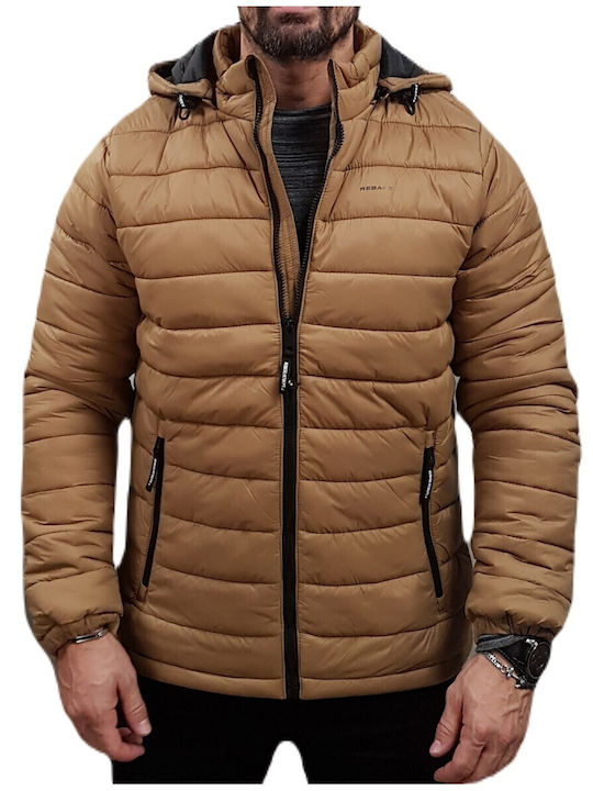 Winter Jacket Puffer Caramel Brown