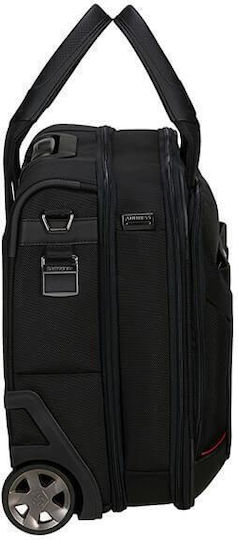 Samsonite ProDlx 6 Σακ Βουαγιάζ Πλάτης 26.5lt Μαύρο με Ρόδες Υφασμάτινο Μ46xΠ20xΥ36εκ.