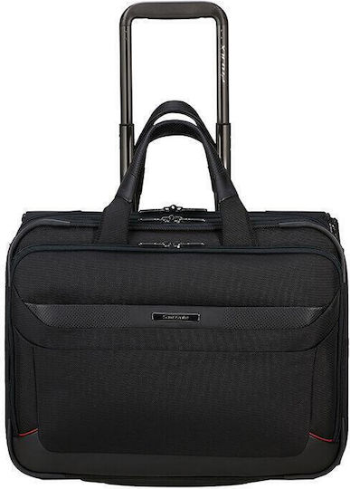 Samsonite ProDlx 6 Σακ Βουαγιάζ Πλάτης 26.5lt Μαύρο με Ρόδες Υφασμάτινο Μ46xΠ20xΥ36εκ.