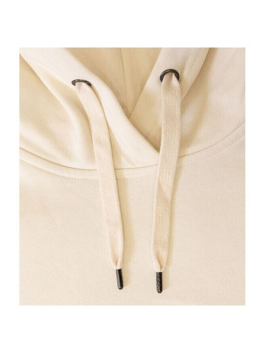 Women's Sweatshirt Hooded Beige