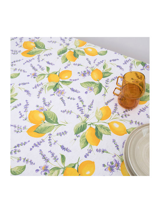 Dimeco Rotunde Lemon Gelb 220x220cm