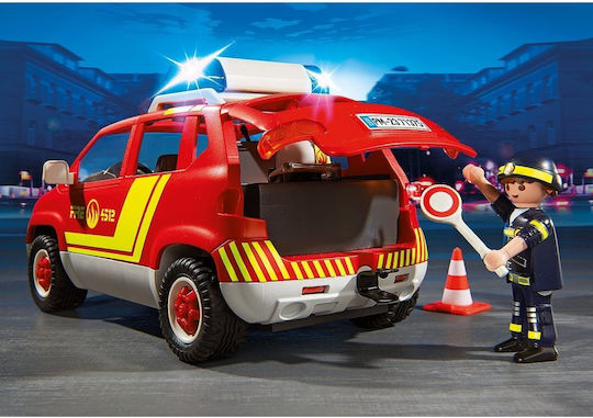 Playmobil City Action Chief Fire Officer Vehicle With Beacon And Siren for 5-10 years old