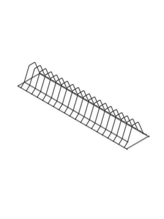 Starax Cabinet Dish Rack Metallic in Silver Colour 86cm