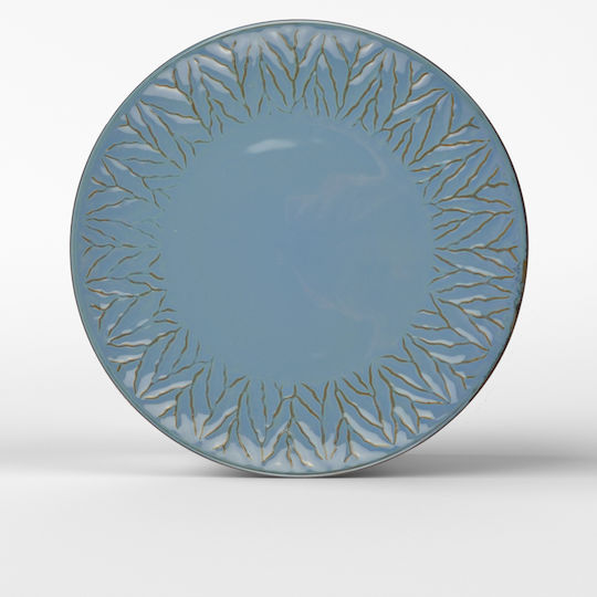 Saray Home Ayla Branch Blue Ceramic Dinnerware Set 18pcs
