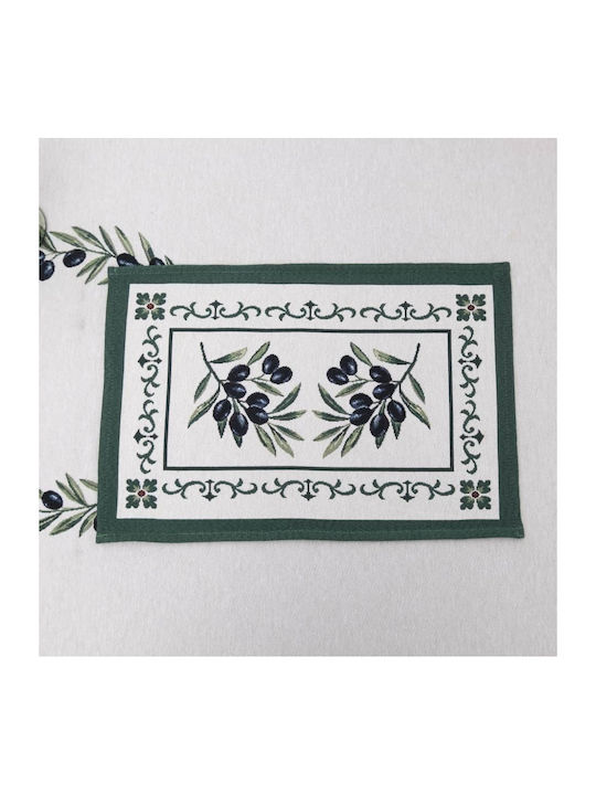 Dimeco Tablecloth Olivia Green 140x180cm