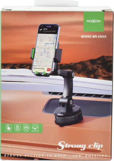 Moxom Car Mobile Mount with Adjustable Hooks Black