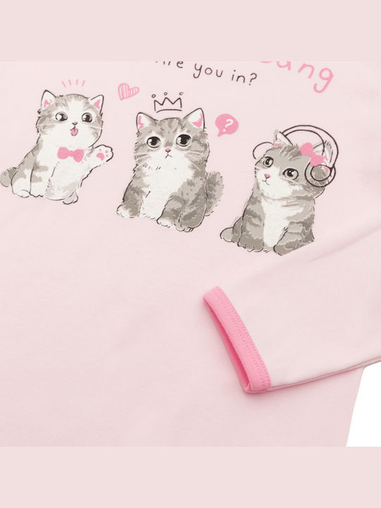 Minerva Kids' Pajamas Winter Pink Little