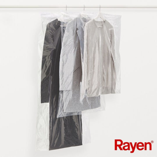 Rayen Kunststoff Aufbewahrungsbeutel für Kleidung 65x100cm 3Stück