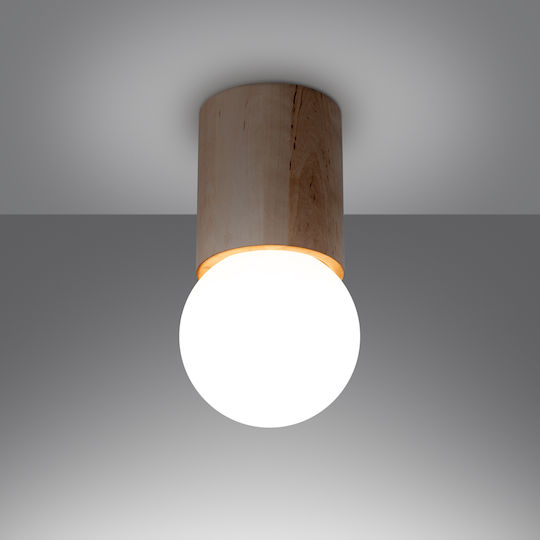 Sollux Deckenleuchte 32cm Beige mit Fassung G9