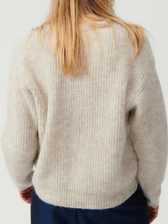 American Vintage Women's Long Sleeve Sweater Beige