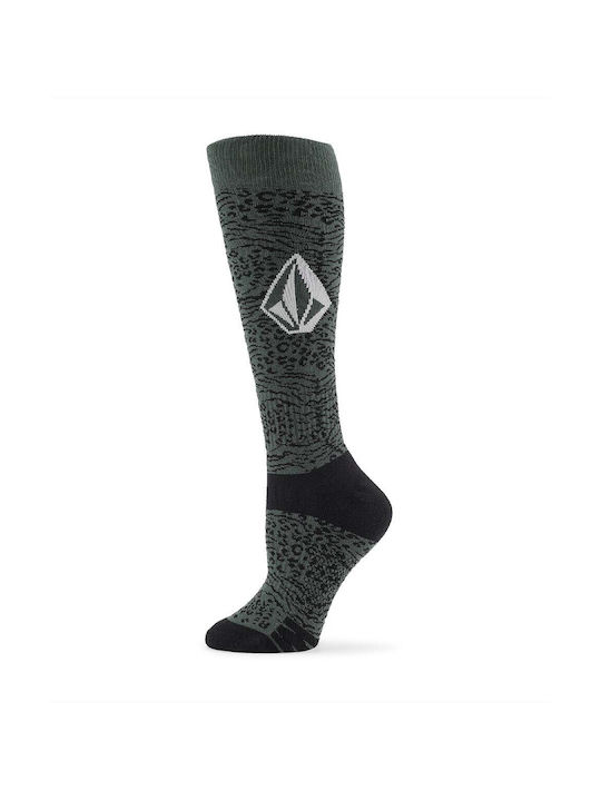 Volcom Eucalyptus Femei Șosete de schi și snowboard Verzi 1 pereche