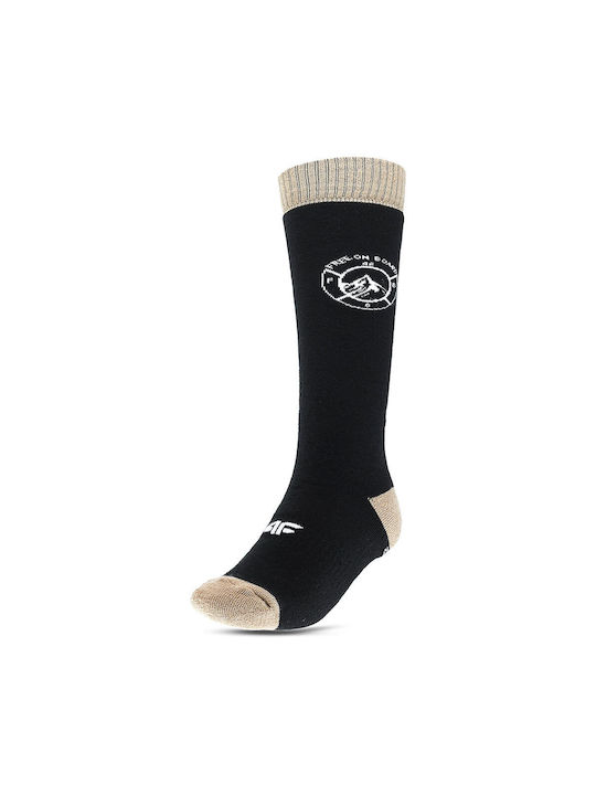 4F Ski & Snowboard Socks Black 1 Pair