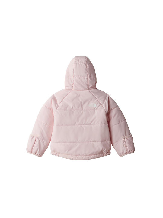 The North Face Kinderjacke Beidseitig mit Kapuze Rosa