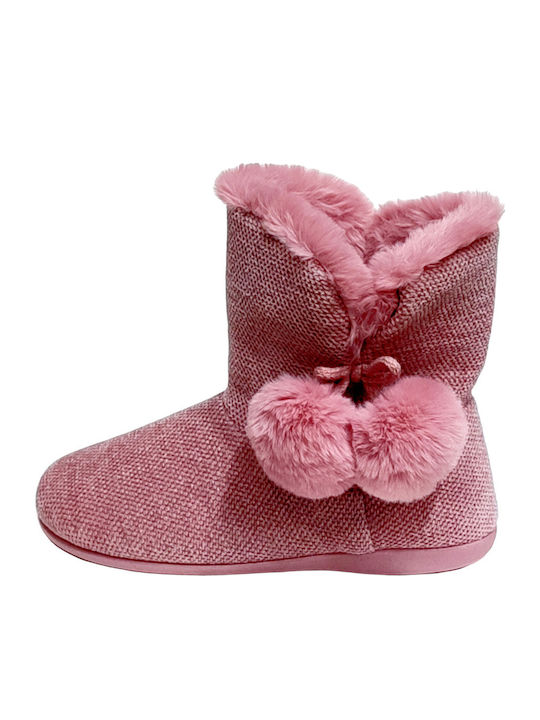 Closed Women's Slippers Pink