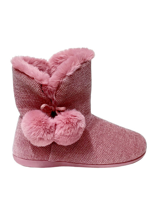 Closed Women's Slippers Pink