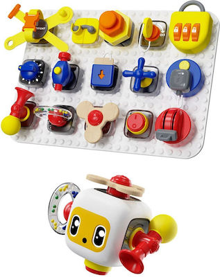 Top Bright Παιχνιδι Δεξιοτητων Top Bright Busy Board Deluxe Set Lehrspielzeug Wissen für 1-3 Jahre