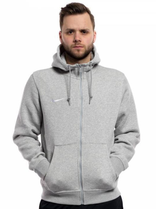 Nike Παιδική Ζακέτα Φούτερ Team Club Γκρι