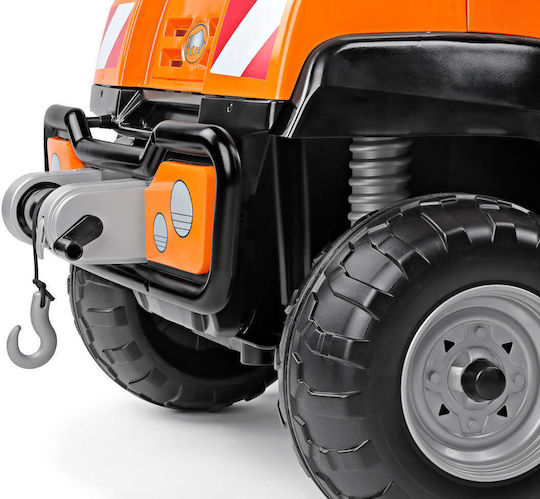 Taurus Doppelsitzer Lastwagen 12 Volt Orangen Für 3+ Jahre
