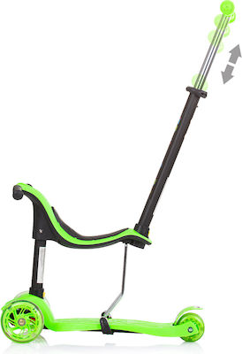 Chipolino Kids Scooter with Seat Green