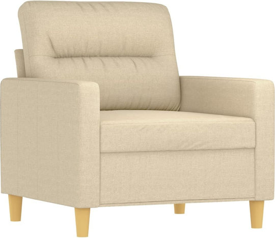 Armchair Cream 78x77x80cm