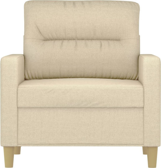 Armchair Cream 78x77x80cm