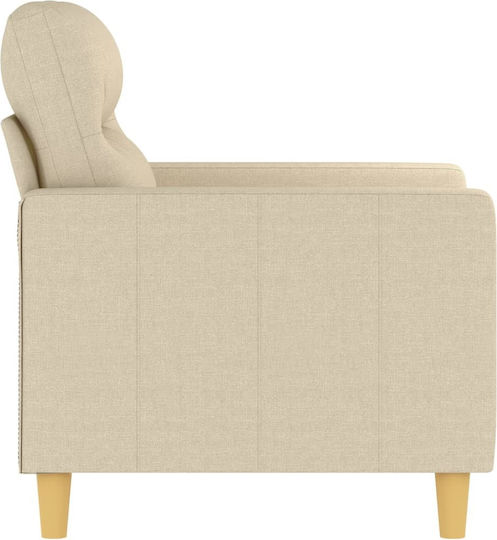 Armchair Cream 78x77x80cm