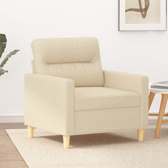 Armchair Cream 78x77x80cm