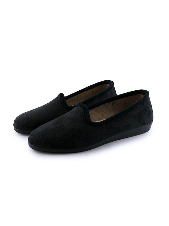 La Coquette Closed Women's Slippers in Black color