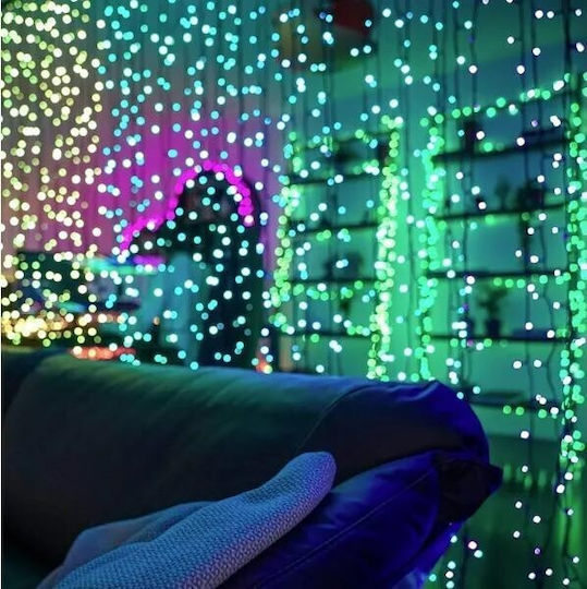 400 Smart Λαμπάκια LED 2.1μ. x 150εκ. RGBW τύπου Κουρτίνα